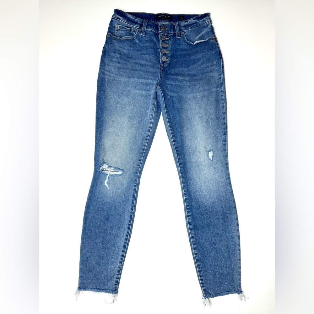 Lucky Brand Women's AVA Mid Rise Ankle Skinny Jeans Size- 2 / 26